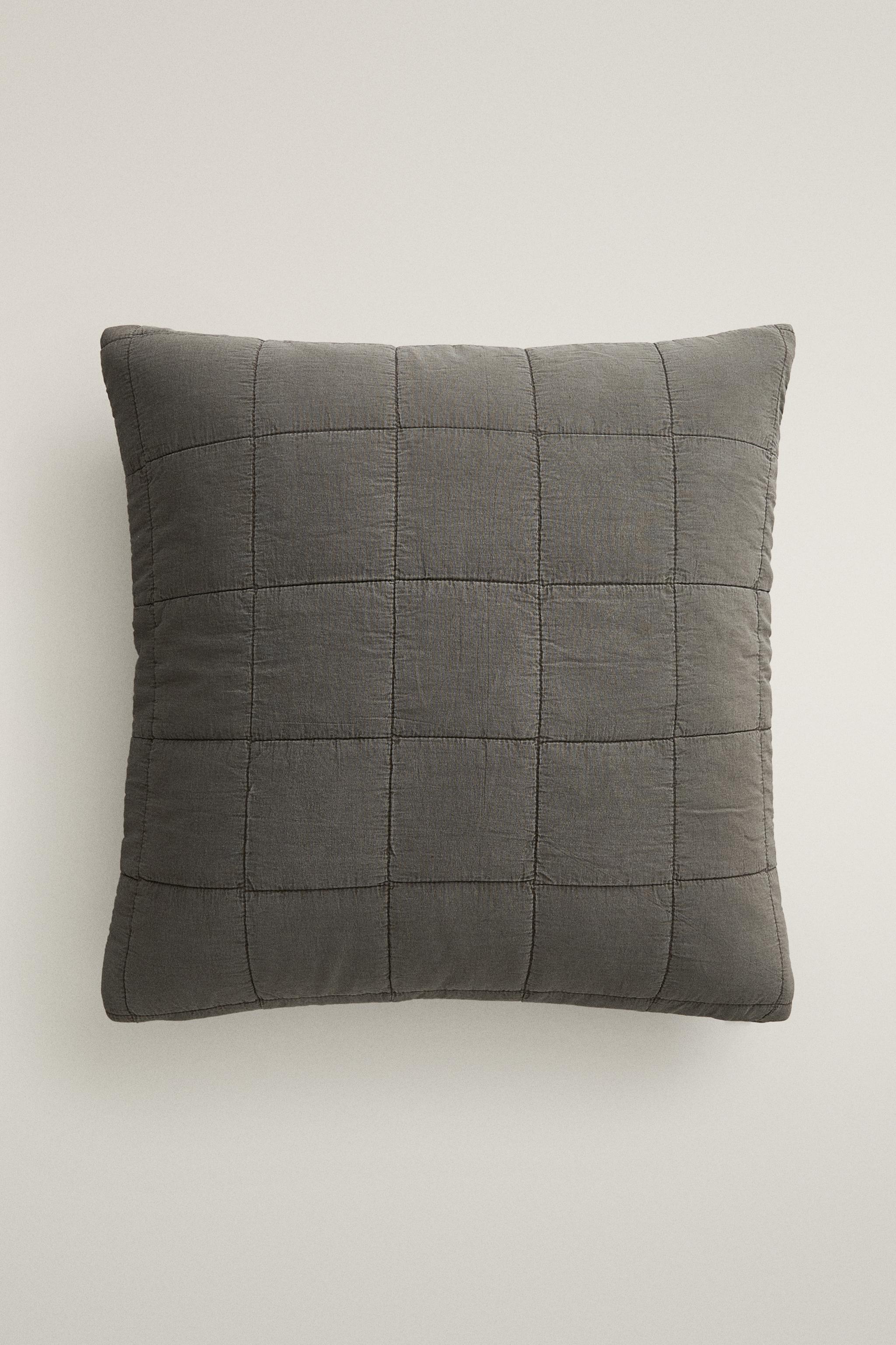 HOUSSE DE COUSSIN CARRÉS EN PERCALE COTON (180 FILS)